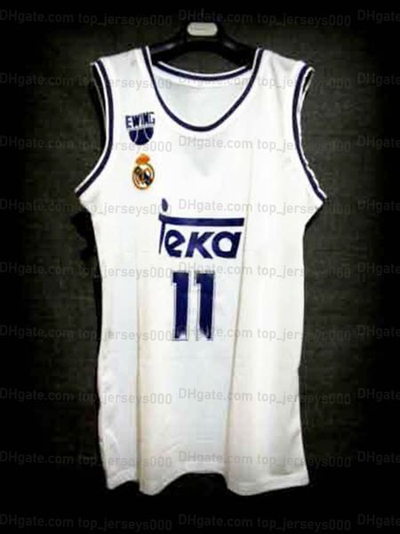 

arvydas sabonis #11 basketball jersey white retro men's stitched custom any number name jerseys, Black;red