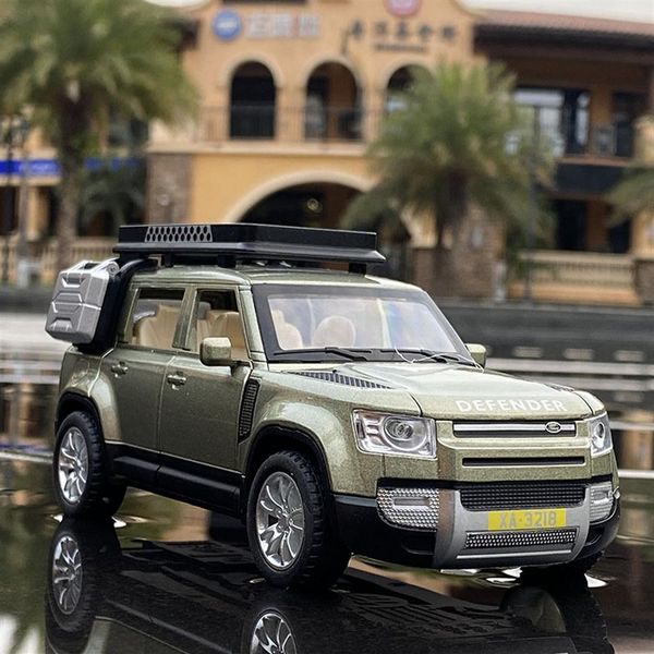 

132 land rover defender suv alloy car model diecast & toy off-road vehicle metal car model high simulation collection kids gift no291m