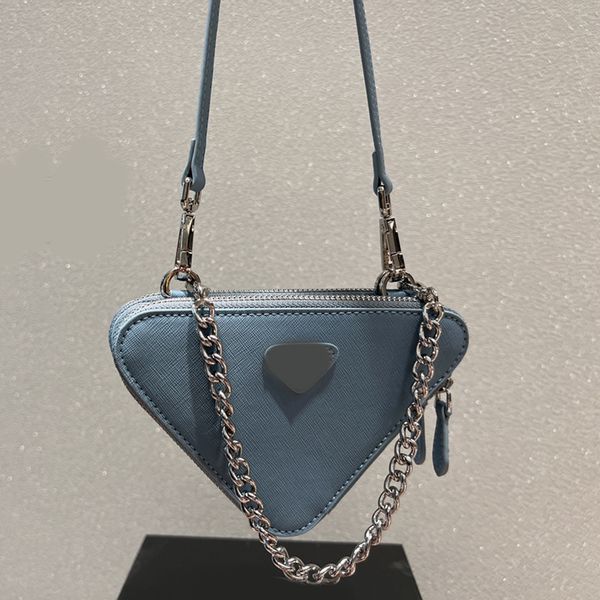 Prdada Bag Triangle Bag Kette Crossbody Luxus Designer Prades Taschen Marke Fashion Readtaschen Handtaschen Hochqualitätsbriefbriefbeutel Brieftasche Mini 7156