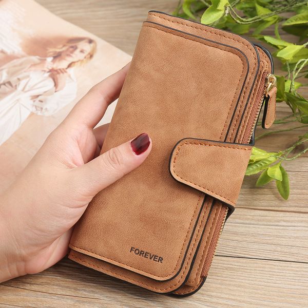 

fashion solid color ladies wallet simple personality fashion jhgfjfg, Red;black