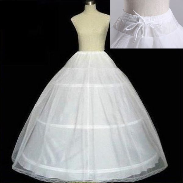 Unterrock Hochzeitsrutsch Petticoats Accessoires 3 drei Reifen für ein Linienkleid Petticoat Crinoline