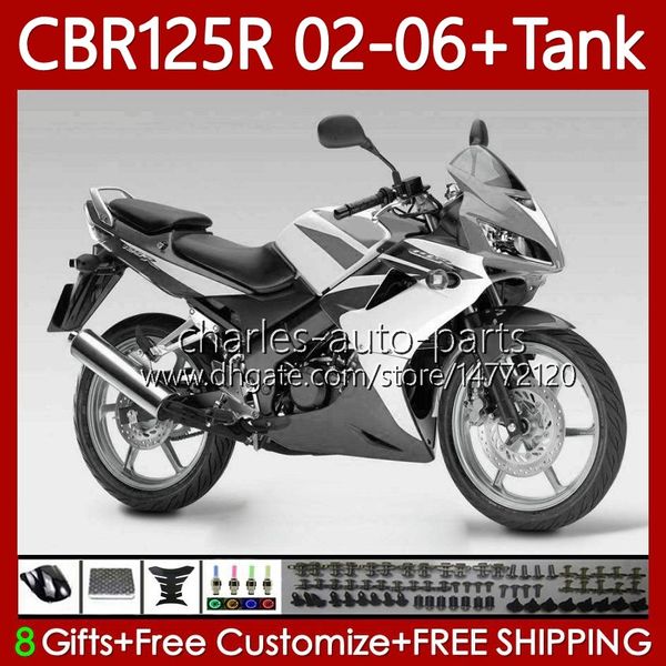 +Tankabdeckung für HONDA CBR-125 CBR 125 R CC 125R 2002–2006 Karosserie 124Nr