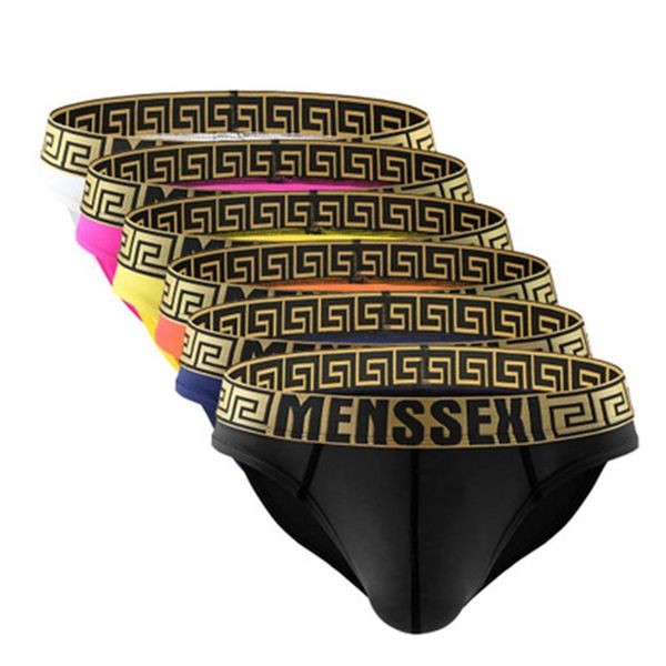 

brand designer briefs men underwear men boxers breathable mens underwear branded boxers underwear male size s-xl248y, Black;white