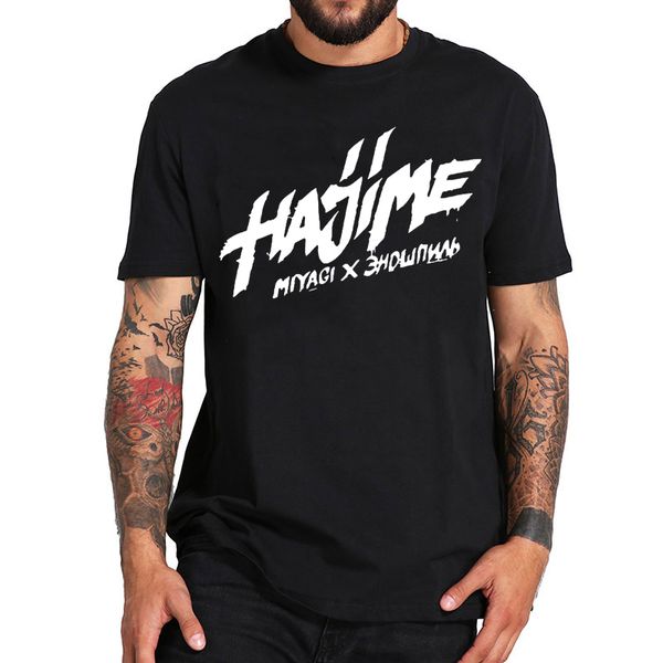 

hajime miyagi andy panda t shirt men women fashion cotton tshirts kids hip hop black tees russian rapper tshirt camisetas 220608, White;black