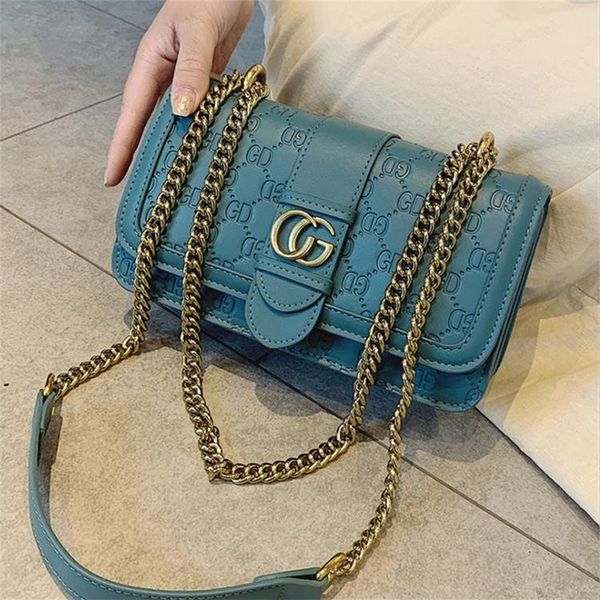 

purses aa summer ins super fire women's new fashion harbor style messenger classic versatile chain small square bag