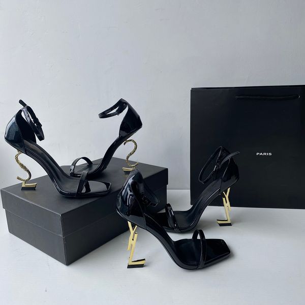 

est heels with box women shoes designer sandals quality sandals heel height 7cm and 5cm sandal flat shoe slides slippers by 1978 021, Black