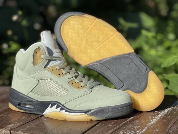 

mens shoes jumpman 5 v 5s jade horizon basketball shoe sports sneakers color jade horizon/light silver/anthracite/pink glaze colorways size