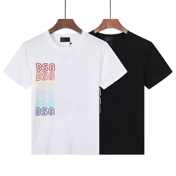

dsqsury 2022ss new mens designer t shirt paris fashion tshirts summer dsq t-shirt tees male 100% cotton st8081, White;black