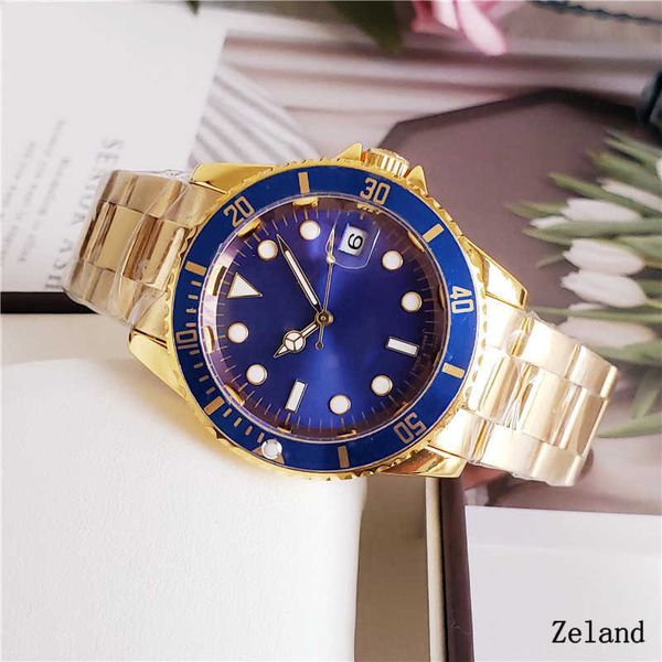 

2022 men's waterproof labor mechanical business stainless steel water ghost wristwatch, Slivery;brown