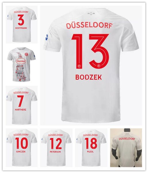 

2022 2023 fortuna dusseldorf soccer jersey dusseldorf special edition 23 ginczek hoffmann klaus peterson bodzek pledl hennings football shir, Black;yellow