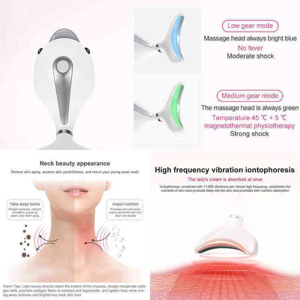 

nxy face care devices colors led pn therapy neck and face lifting tool ipl vibration skin tighten reduce double chin anti-wrinkle remove dev