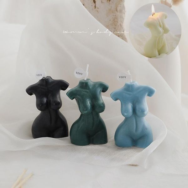 

candles figure female body candle scene decoration handmade scented