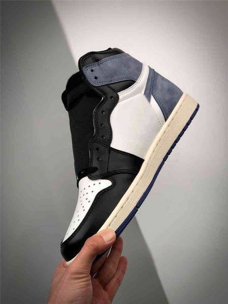 

shoes authentic 1 high og blue moon outdoor men women summit white black university-blue obsidian pine green sneakers sports ori