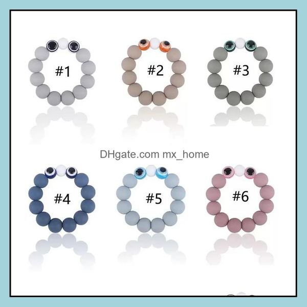 

soothers teethers baby sile teething beads newborn molar ring infant to dhly7