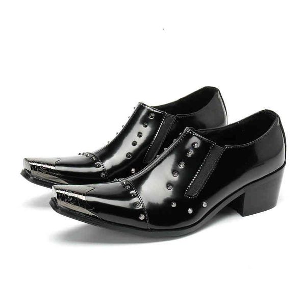 

dress shoes leather breathable leather shoes men's formal wear business interior high pointed hollow out korean version british spring, Black