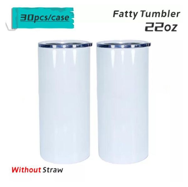 ABD Depo 22oz Sublimasyon Yağlı Tumbler Love Paslanmaz Çelik Düz Tumbler Vakum Yalıtımlı Kahve Kupa Su Şişesi Yerel Depo