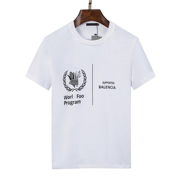 

t-shirt men's designer 2022 summer men's and women's cotton t shirts loose couples french simple letters hip hop short sleeve, White;black