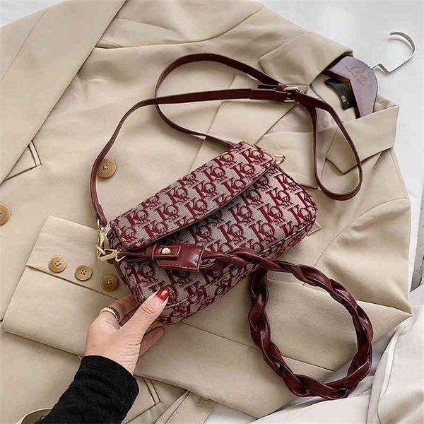 

85% off sell at a low pricesmall autumn winter fashion color contrast single diagonal 2ap