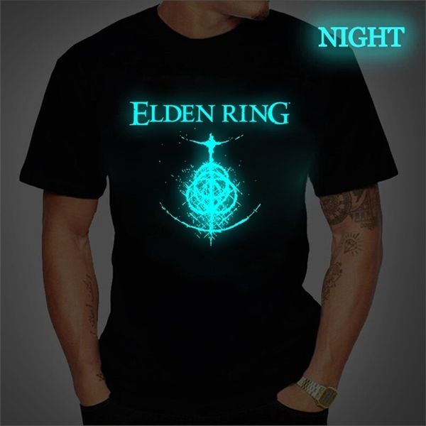 

elden ring men's t-shirt anime funny tshirt casual o-neck short sleeve t-shirt elden ring elden ring male tee shirts 220609, White;black