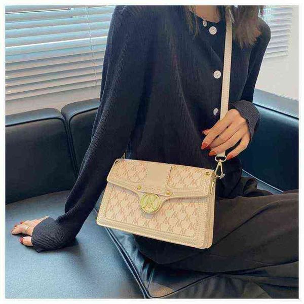 

2022 women's atmospheric personality ladies bags letter single shoulder bag texture bag diagonal- hand female