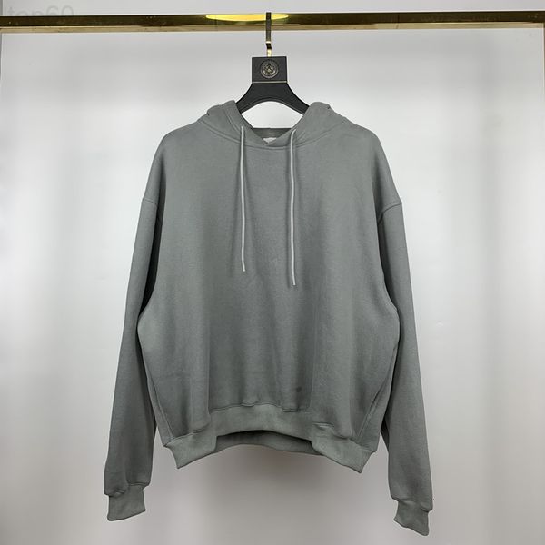 

men's hoodies & sweatshirts designer high street fashion brand co branded 19ss limited double hat plush sweater men's and women&#0, Black