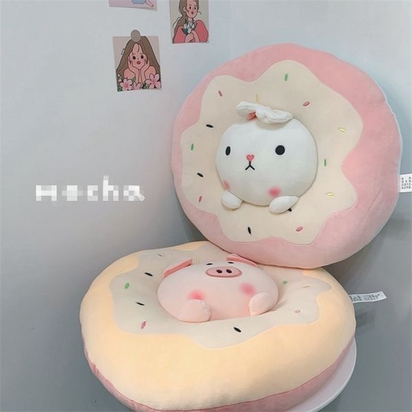 Coscão de donut de cartoon Cushion