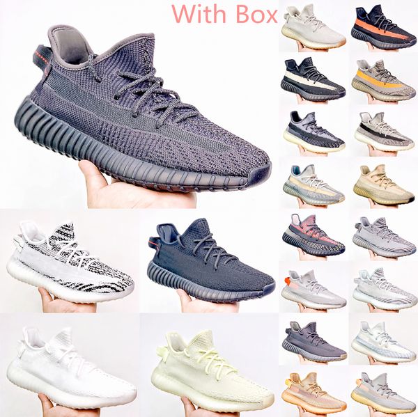 

with box'v2'' boots yeezies''boosts''yezzies''350 running shoes sesame butter semi-frozen yello, Black