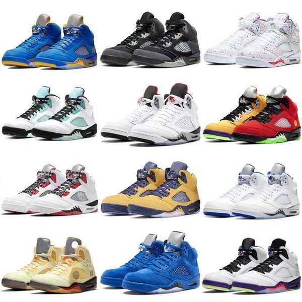 

men basketball shoes jumpman 5s 5 what the playoffs raging bull stealth fire red oreo black metallic silver 3 oregon wings camo women