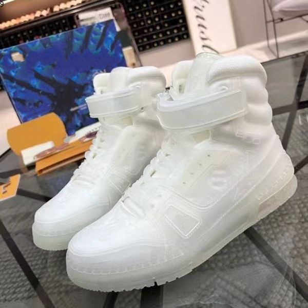 2022 New Designer High Top Sneakers Fashion Brand Casual Comense Outdoor Luxury Mens Flat The Shoes Mkjk56488