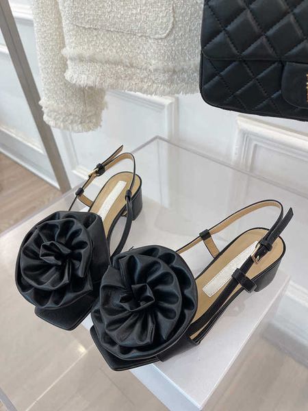 

2022 fashion slippers bow rhinestone silk high heels banquet wedding shoes bridesmaid bridal sandals, Black