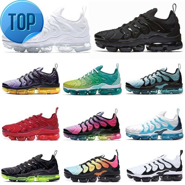 

boots tn plus men women running shoes triple black white trainers aqua silver particle wolf gre