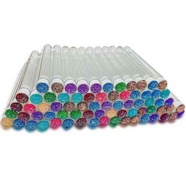

eyelash brush separate diamond tube eyebrow replaceable dust-proof disposable extension es 0308