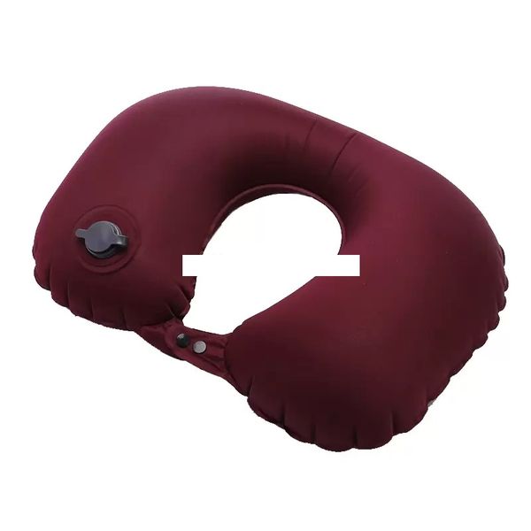 

auto blow type inflatable u-shaped pillow office portable car accessories for travel