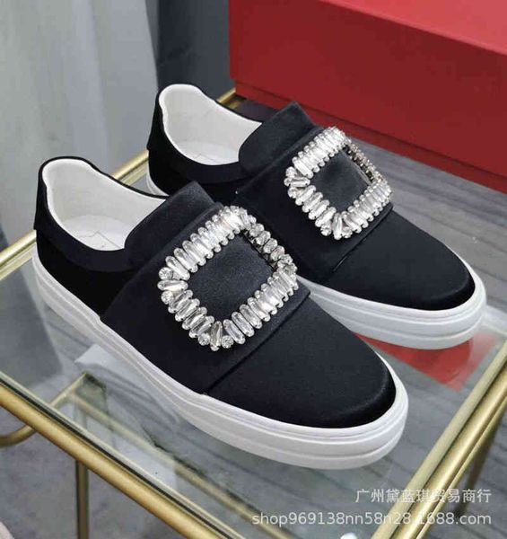 

dress shoes early spring low deep mouth flat bottom satin square buckle simple set foot lefu shoes single shoe women, Black