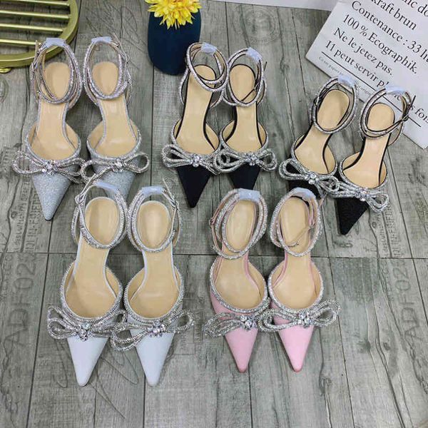 

dress shoes satin silk bowie pumps crystal embellished evening shoes stiletto heels sandals women heeled luxury designers ankle strap u2xu, Black