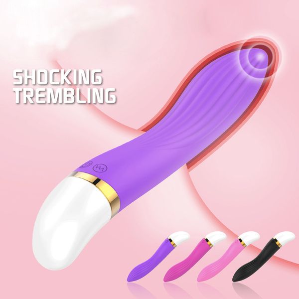 Продвижение AV Vibrator 12 Частотный перезаряжаемый сильный силовой вибатор стимулирует G Spot Clitoris Massage Wagina Anal для женщин красоты.