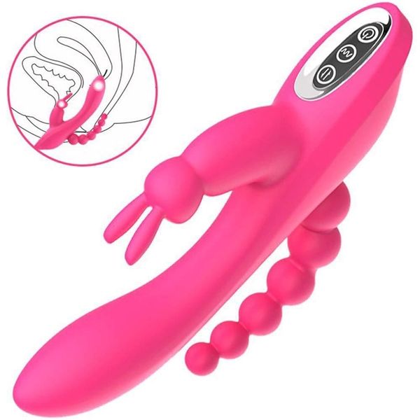 Massageador de brinquedos sexuais de brinquedos OLE Power Vibrator Clitors de coelho estimulador G Spot Spot Feminino Toys Masturbator Wuvt