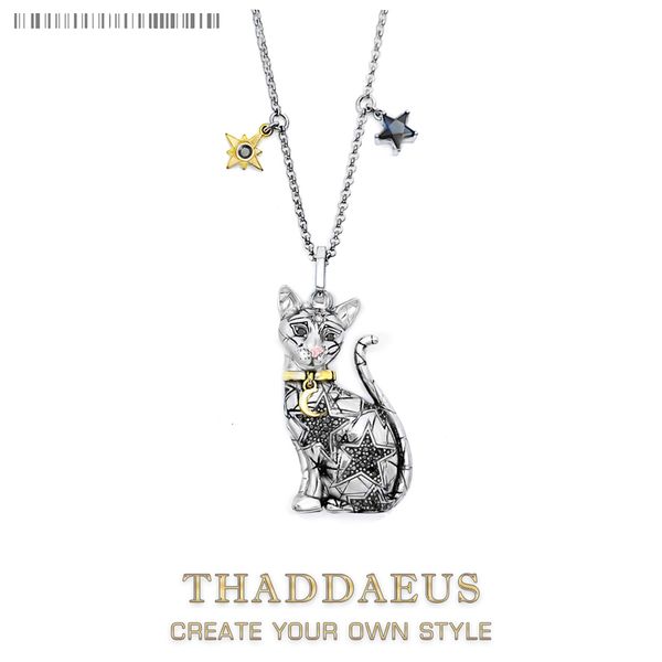 

pendant necklace magic cat brand fashion jewelry europe 925 sterling silver gift for women 220722