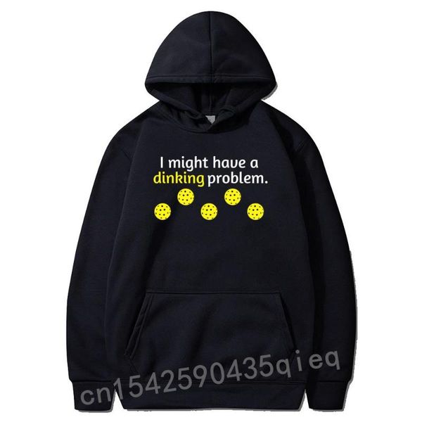 Erkek Hoodies Tişörtü Indirim Erkek Komik Pickleball Oyuncu Lover Dinking Sorunu Hediye Rahat Erkek Giysileri Hoodie SudaderaMen's