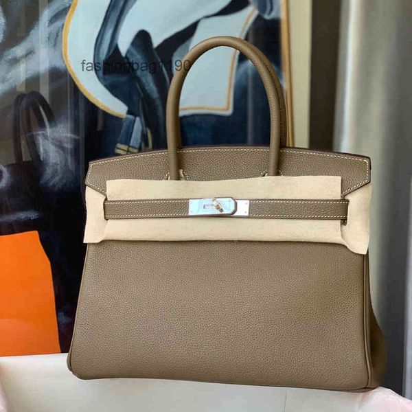 

tote bag 2023 handbags designer bag bags h ermes hands birkins luxury bag leather women's h home cowhide line large capac