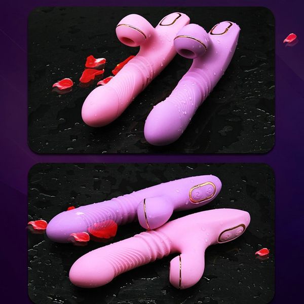 Mulheres de vibrador de clitóris clitudem clitóris clitóris otário a vácuo Dildo Brinquedos sexuais para adultos