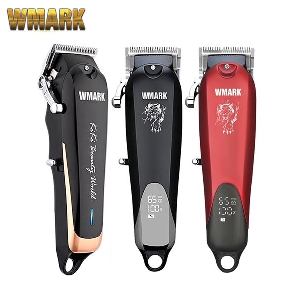 

wmark ng103plus 103b professional clipper charge stand for choice with fade blade staggerteeth hair cutting machine 220708