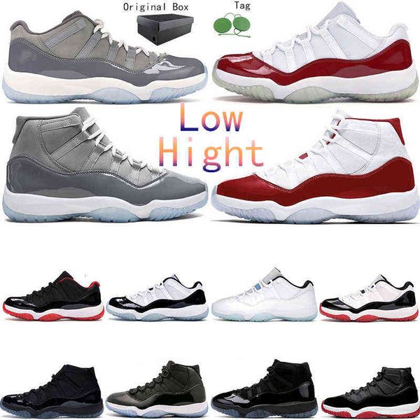 

original 11s cool grey sneakers jumpman 11 basketball shoes mens women low high cherry 72-10 bred gamma blue space jam citrus prom night