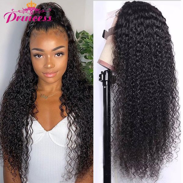

accessories princess 13x6 hd lace frontal wig mongolian kinky curly wigs for women curly lace front human hair wigs with baby hair, Silver
