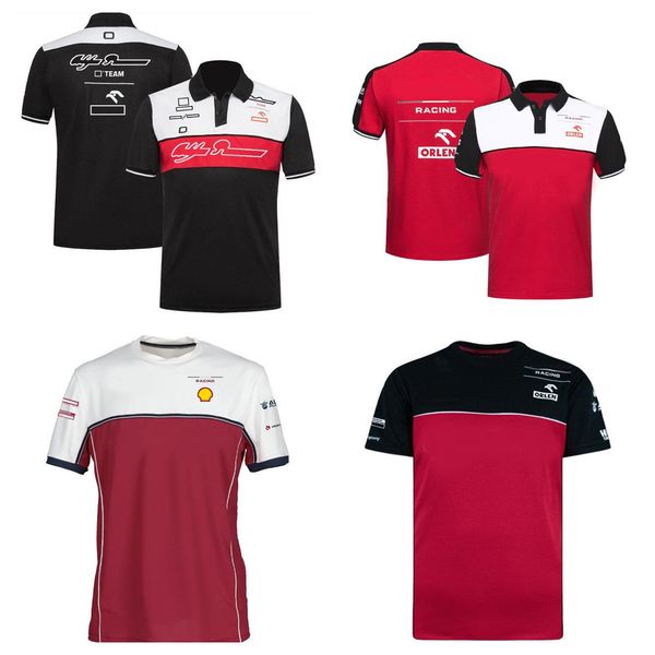 

f1 formula one round neck shirt new team sportswear same style customization