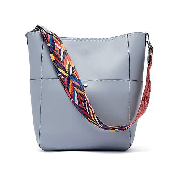 

designer women bag vegan leather hobo handbags shoulder bucket crossbody purse