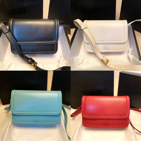 

leather woman bag designer womeb handbag purse solid color messenger bag