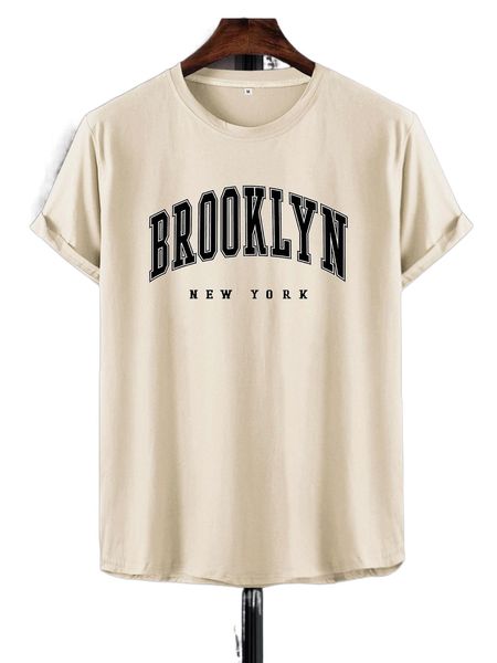 

men letter graphic tee 65dj#, White;black
