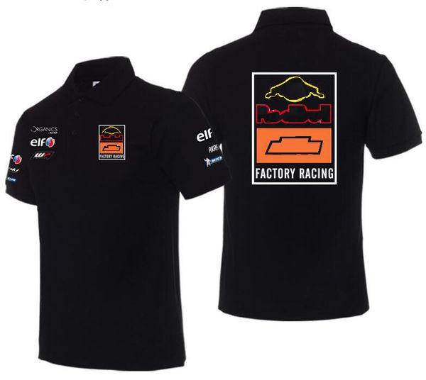 

2022 new racing polo suit summer short-sleeved shirt with the same custom