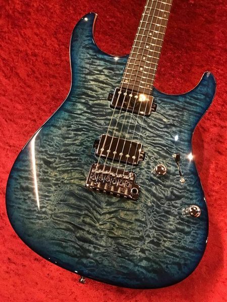 

mayones aquila elite s 6 -bahama blue burst- electric guitar